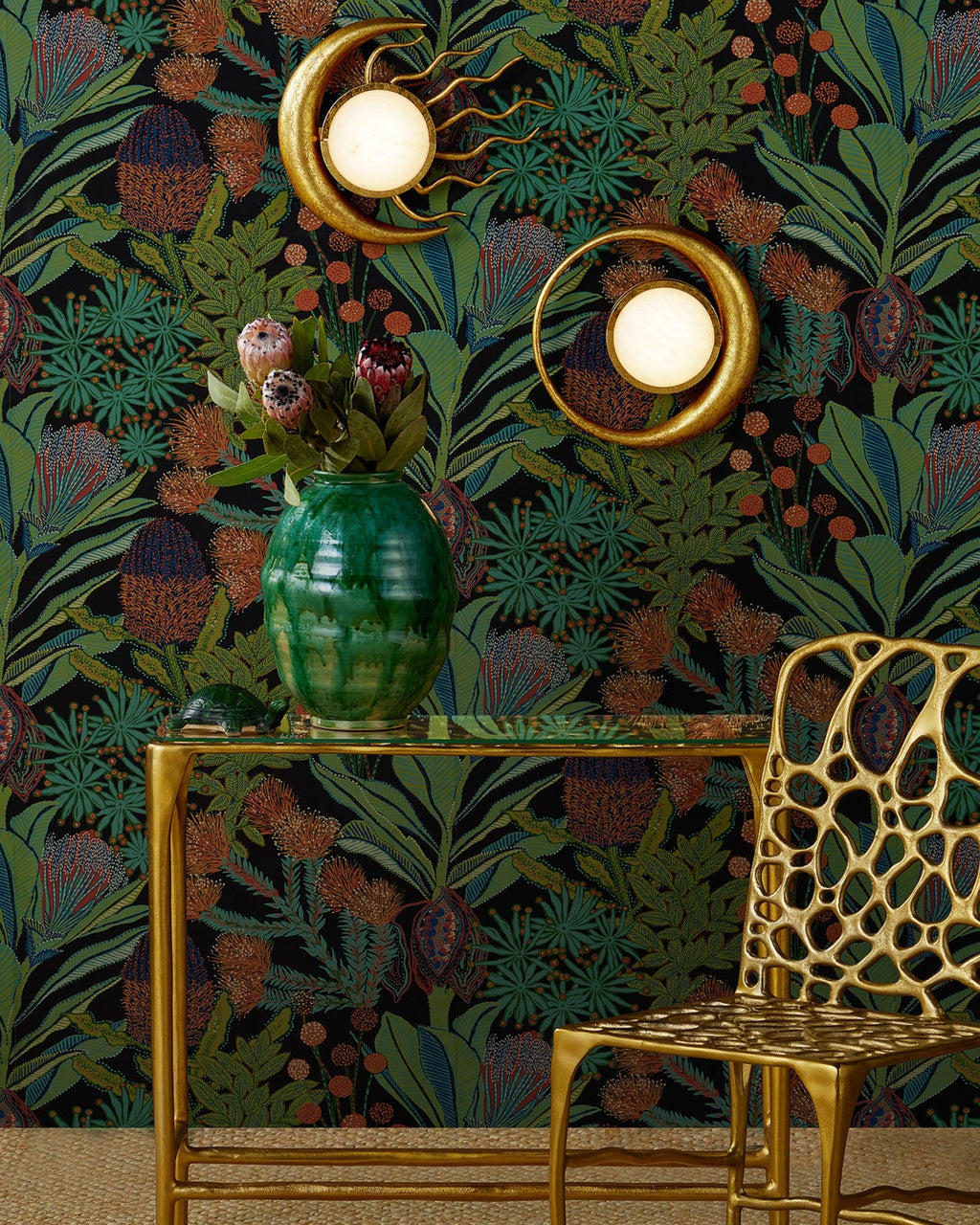 Marrakesh Green Porcelain Vase