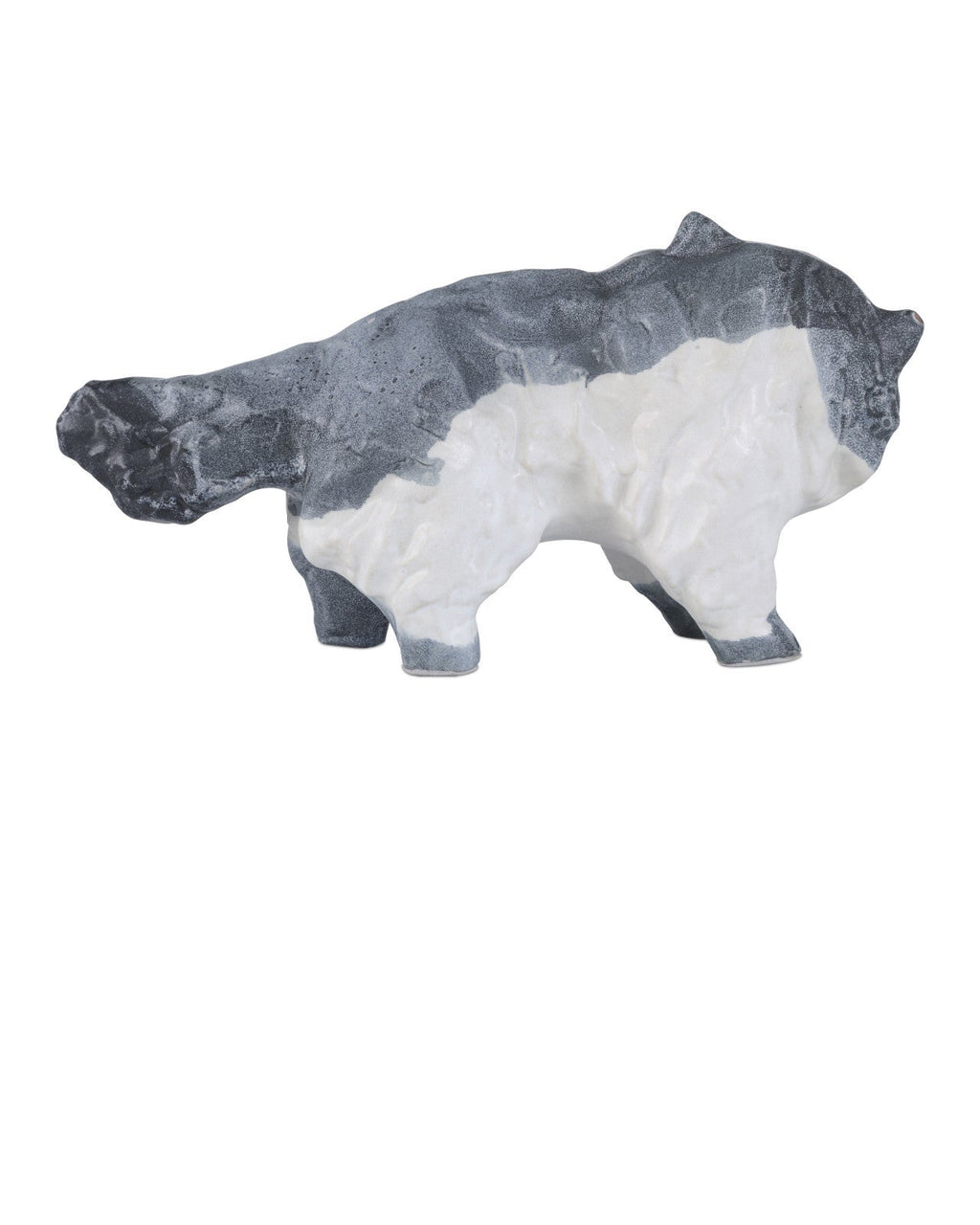 Siamese Porcelain Cat Decorative Sculpture