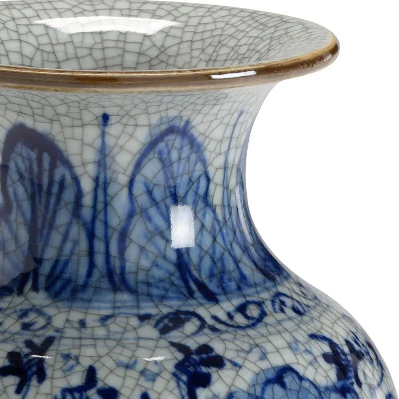 Drayton Hand Painted Porcelain Vase - LOOMLAN - Chelsea House - Vases & Jars