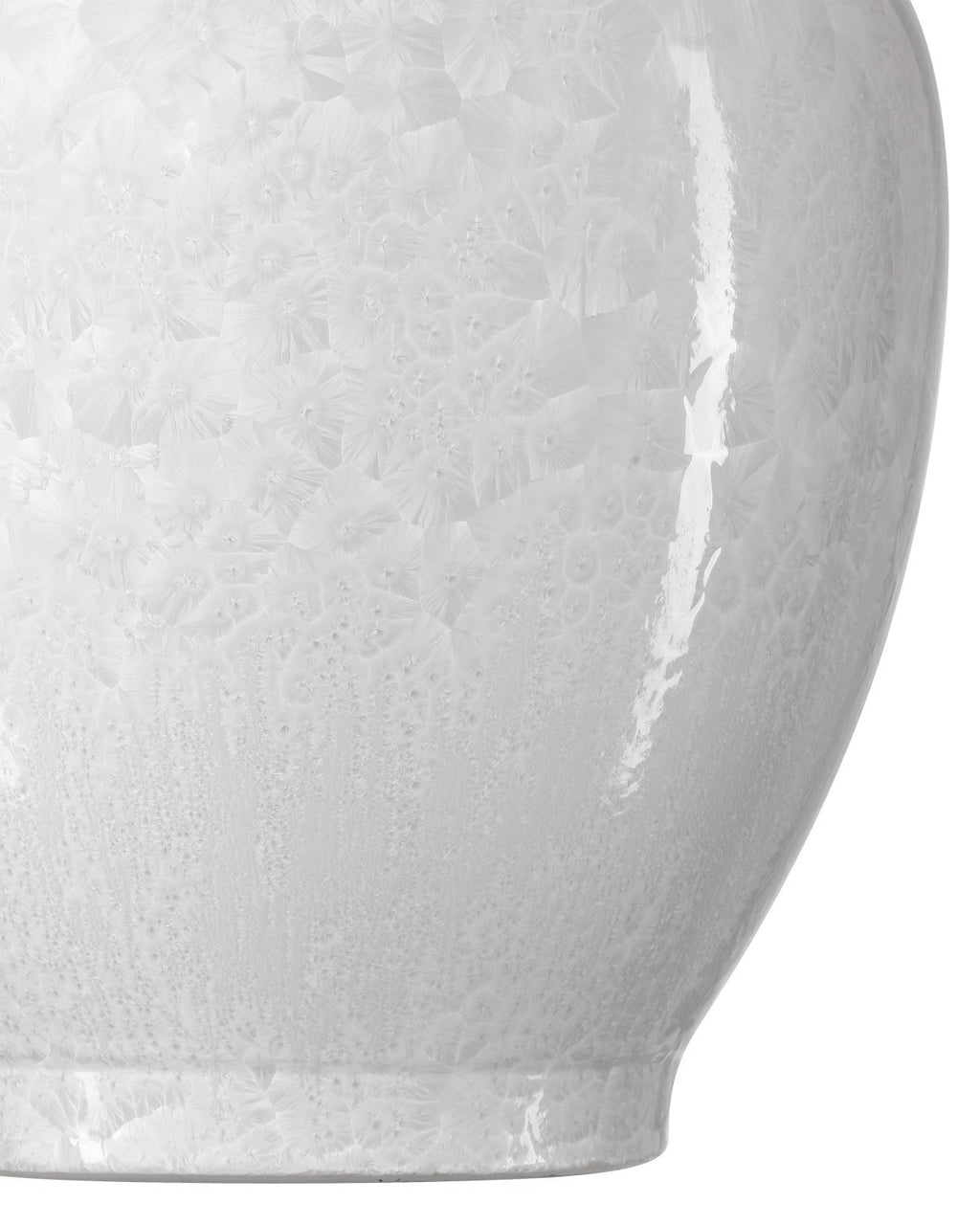 Crystalline White Porcelain Vase