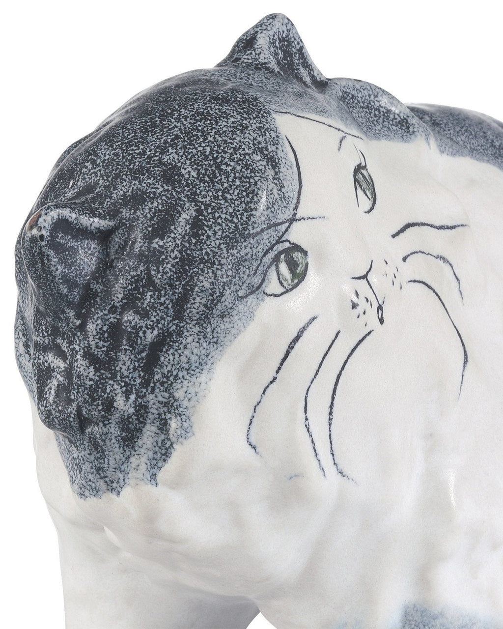 Siamese Porcelain Cat Decorative Sculpture