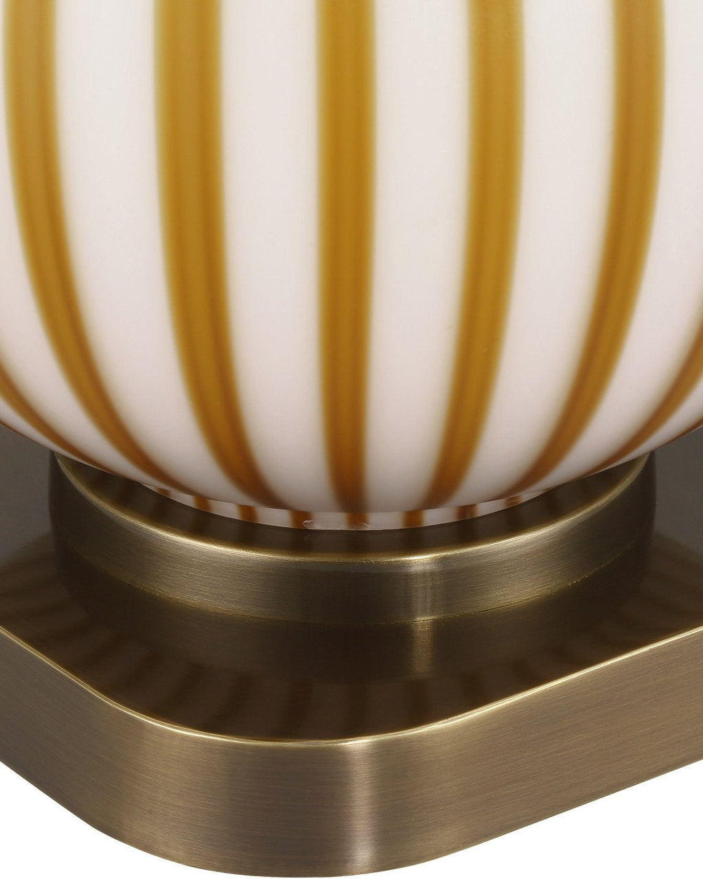 Striae Glass Table Lamp