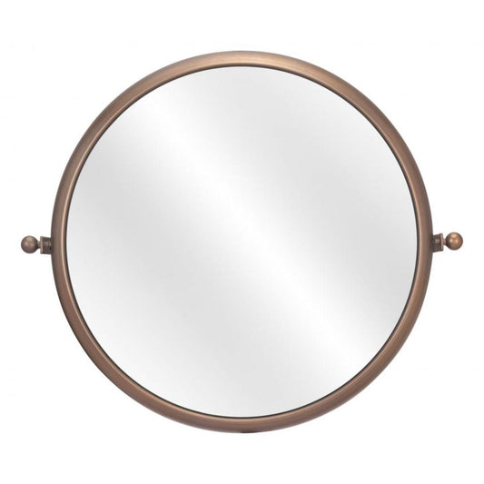 Rand Painted Steel Frame Wall Mirror
