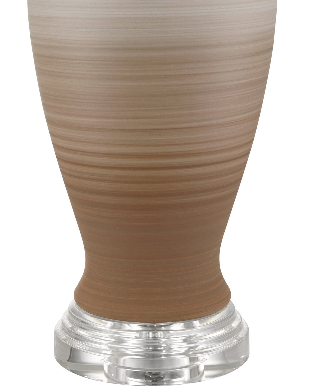 Happy 80's Brown Porcelain Table Lamp
