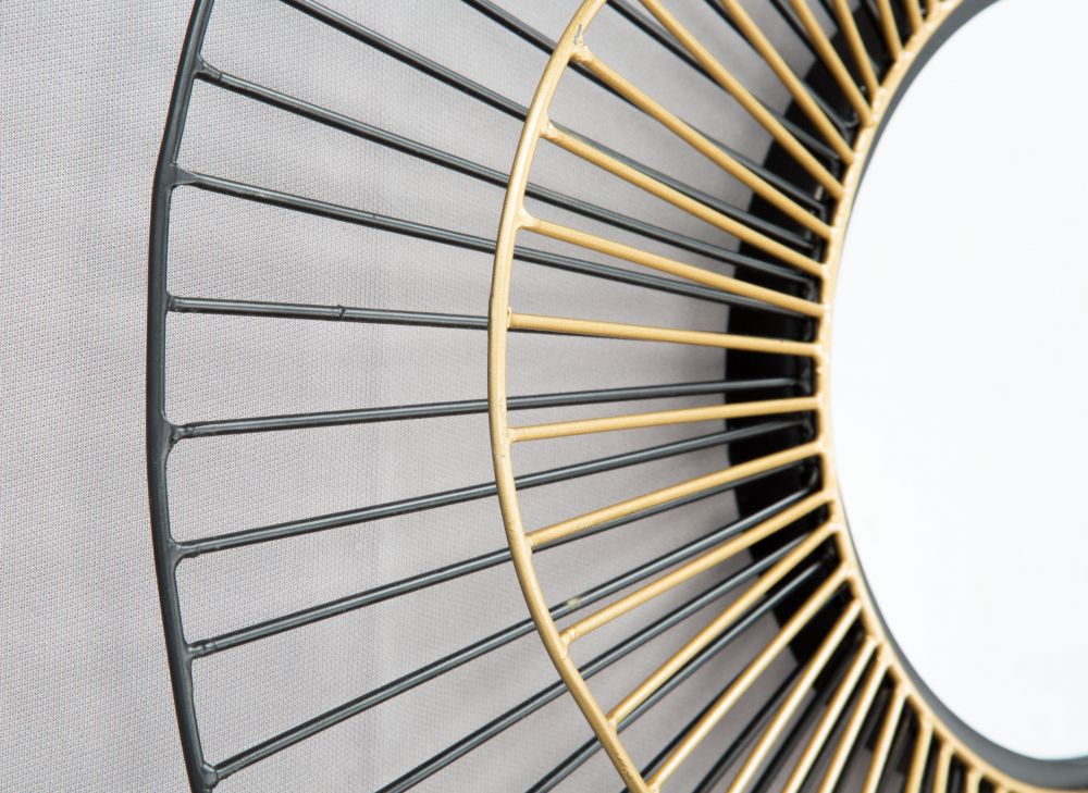 Comet Iron Franm Round Wall Mirror -- view 4