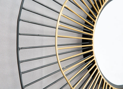 Comet Iron Franm Round Wall Mirror -- view 4