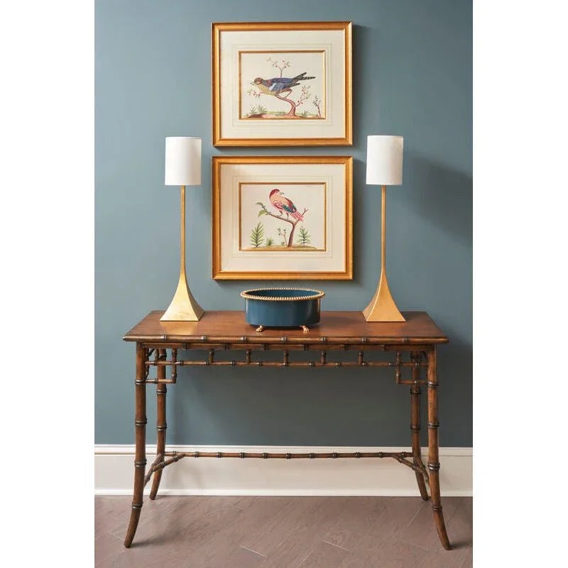 Gold Leaf Iron Buffet Square Base Table Lamp - LOOMLAN - Chelsea House - Table Lamps