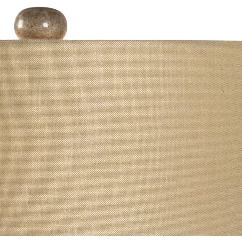 Grey Marble Column Brass Finish Table Lamp - LOOMLAN - Chelsea House - Table Lamps