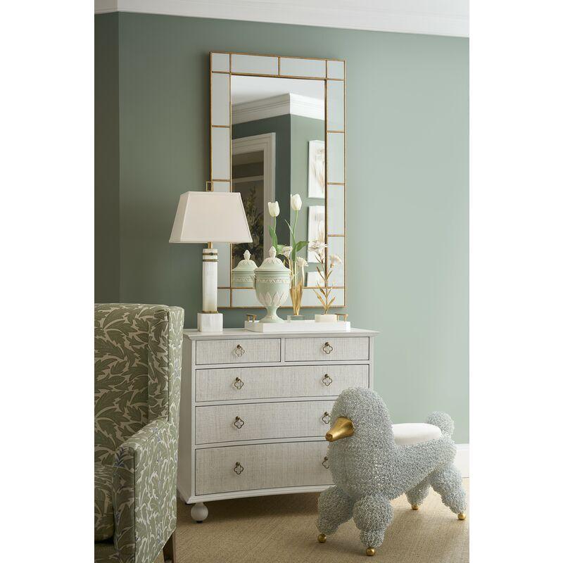 Herman Hesse Wood Framed Wall Mirror - LOOMLAN - Chelsea House - Wall Mirrors
