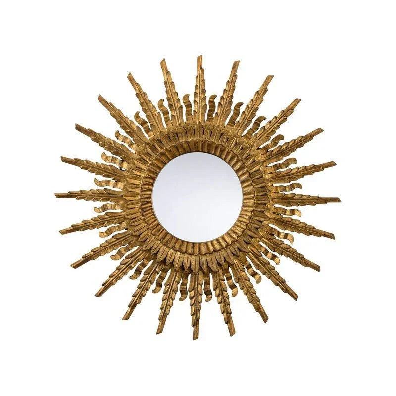 Illuminate Glistening Gold Finish Framed Wall Mirror - LOOMLAN - Chelsea House - Wall Mirrors