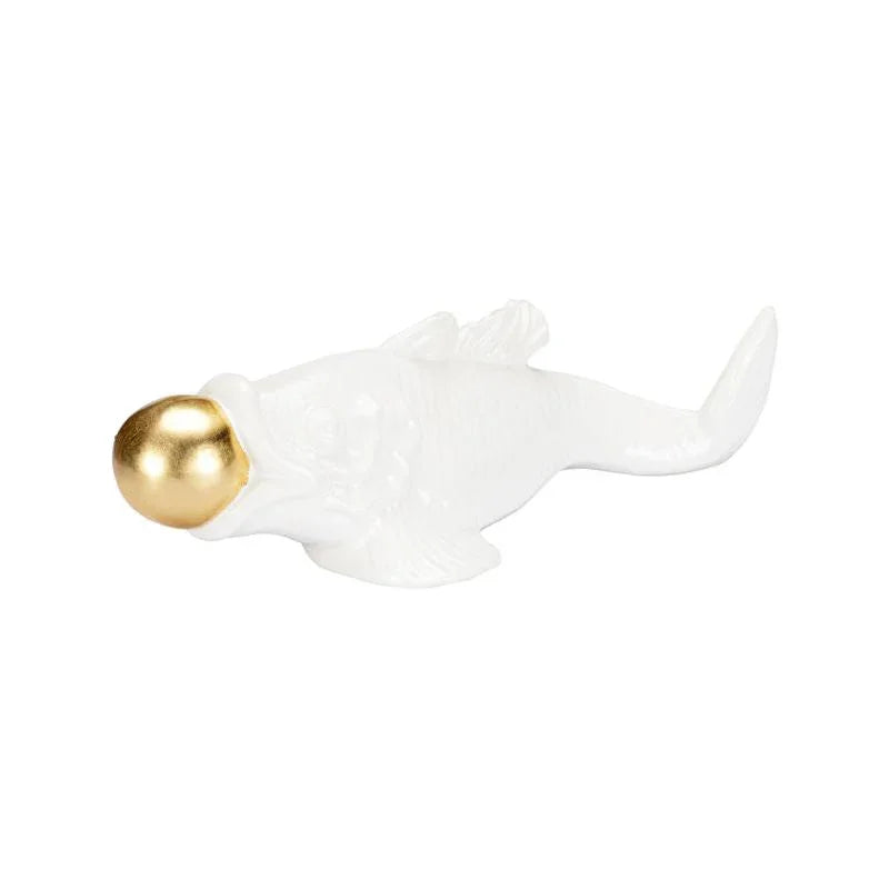 Imperial Koi Luck And Prosperity Sculpture - LOOMLAN - Wildwood - Statues & Sculptures