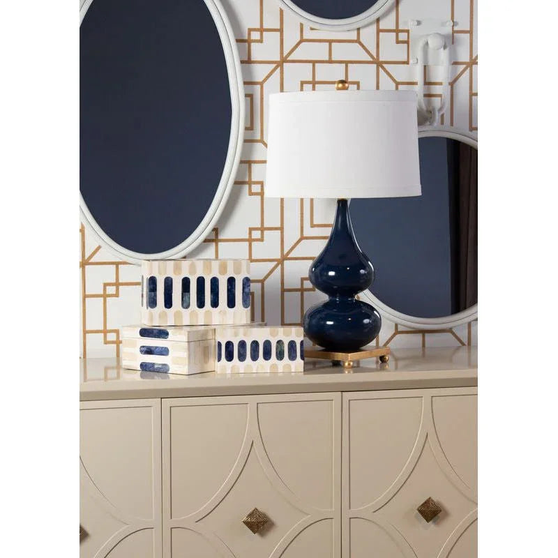 Lucia Iron Framed White Wall Mirror - LOOMLAN - Wildwood - Wall Mirrors