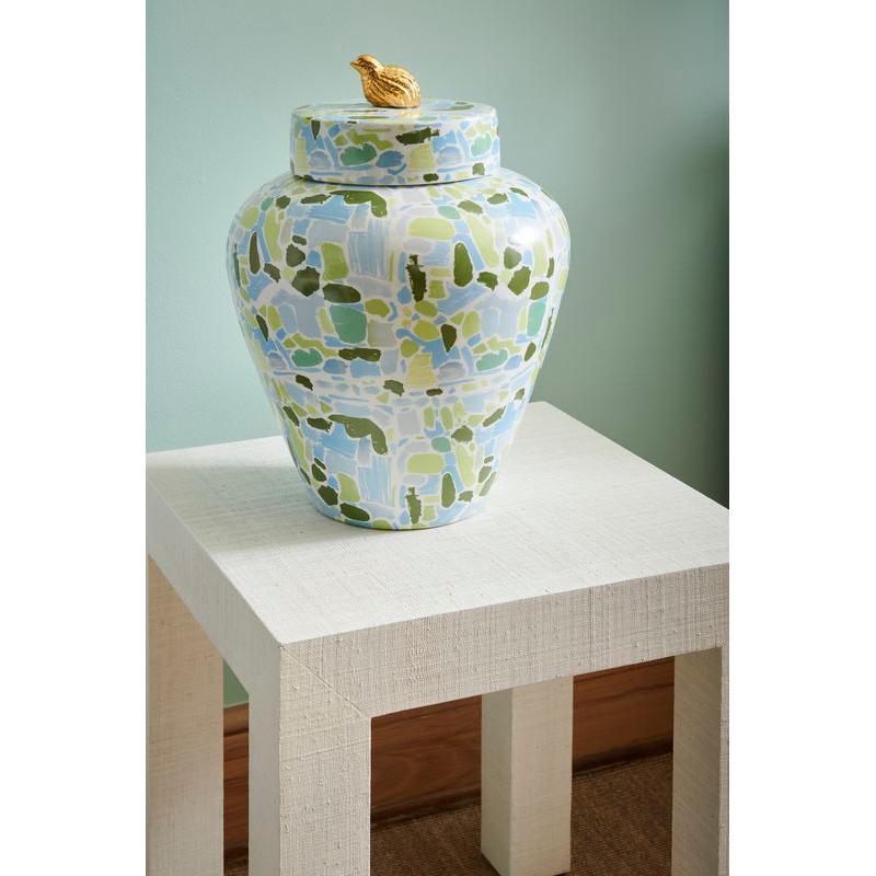 Lumberton Classic Designed Jar With Lid - LOOMLAN - Chelsea House - Vases & Jars