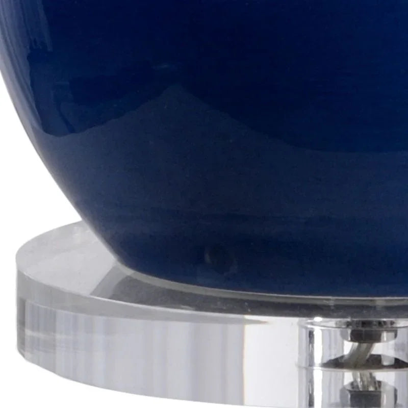 Matthews Ceramic With Silver Accents Table Lamp - LOOMLAN - Chelsea House - Table Lamps