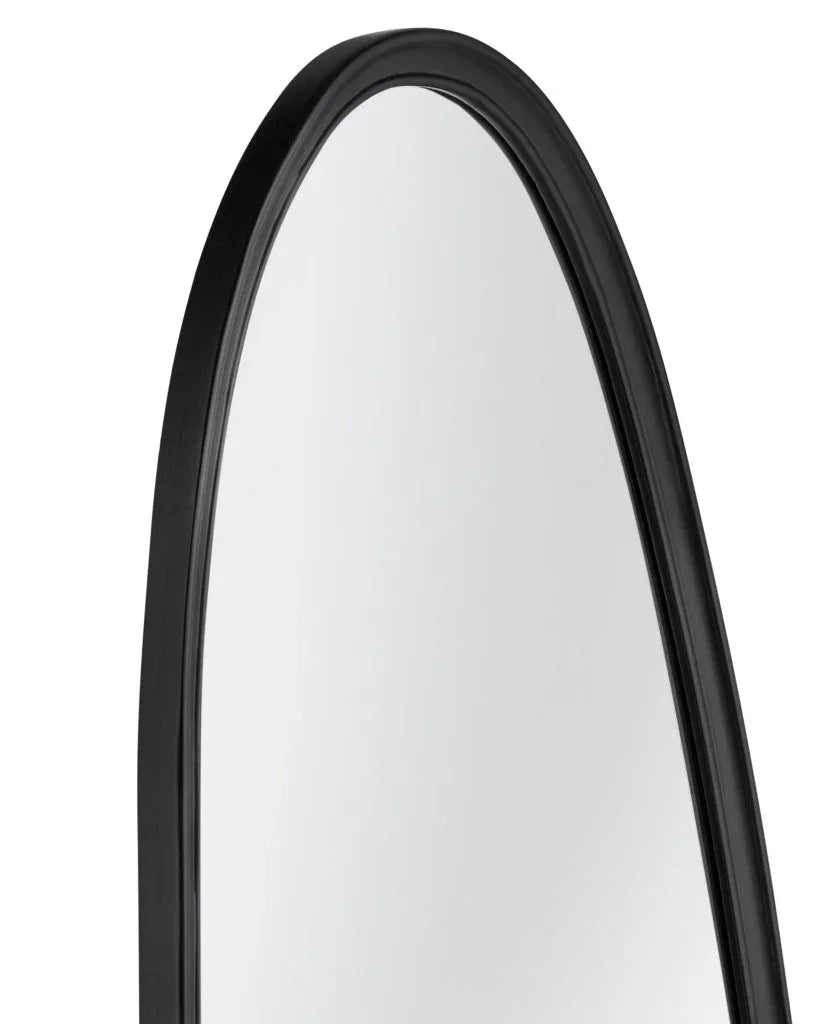 Mia Geometric Design Black Wall Mirror - LOOMLAN - Bassett Mirror - Wall Mirrors