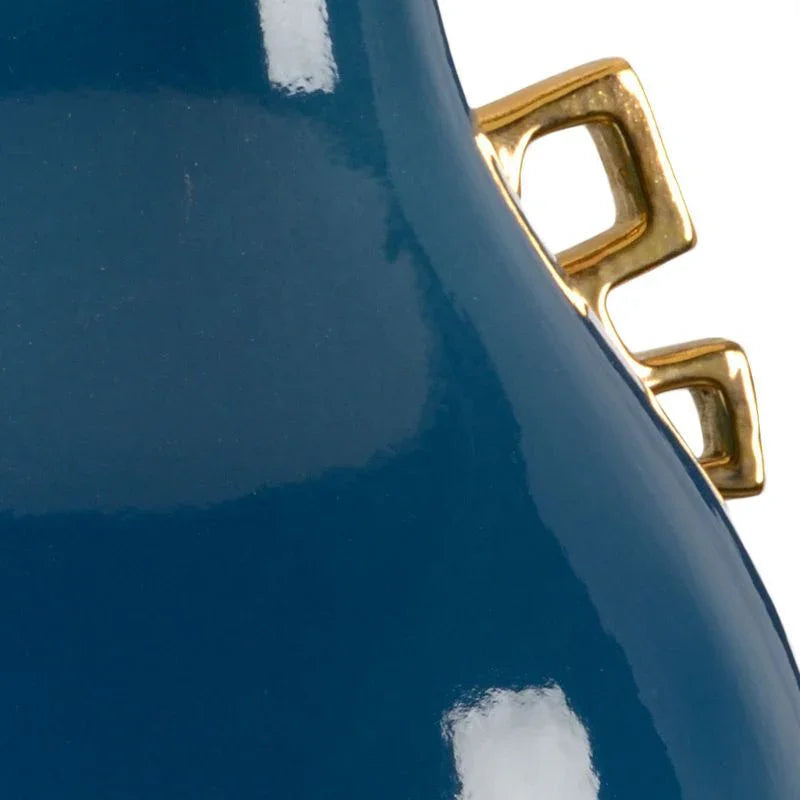 Ming White Glazed Ceramic Table Lamp - LOOMLAN - Wildwood - Table Lamps