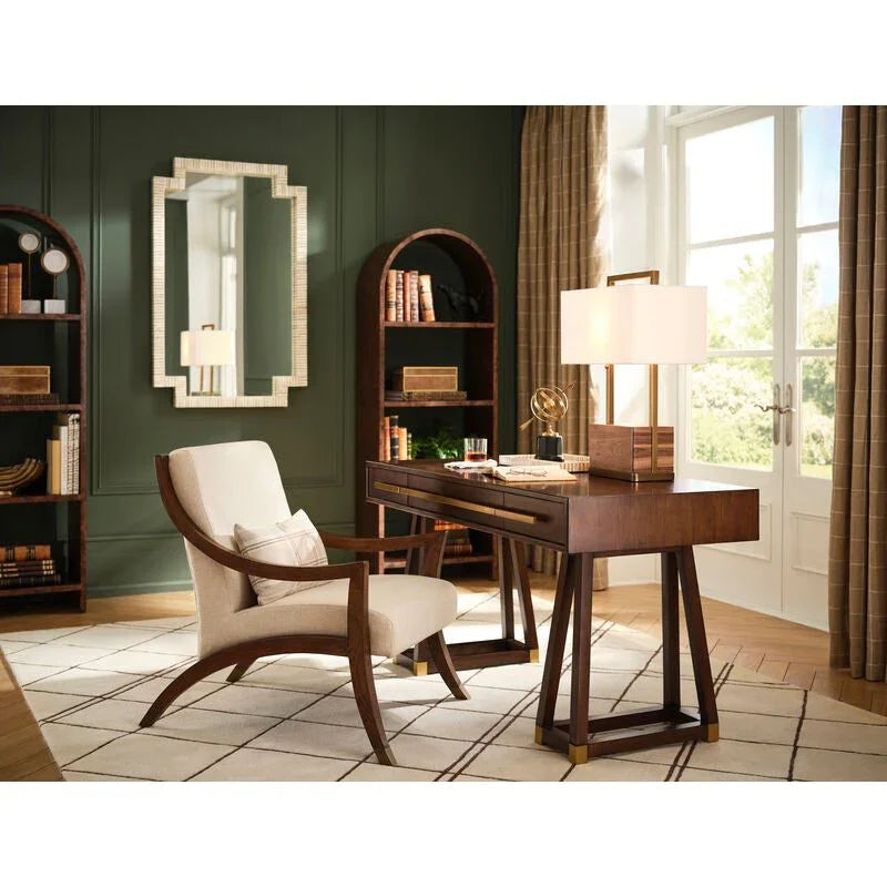 Modern Brass Finish Table Lamp - LOOMLAN - Wildwood - Table Lamps