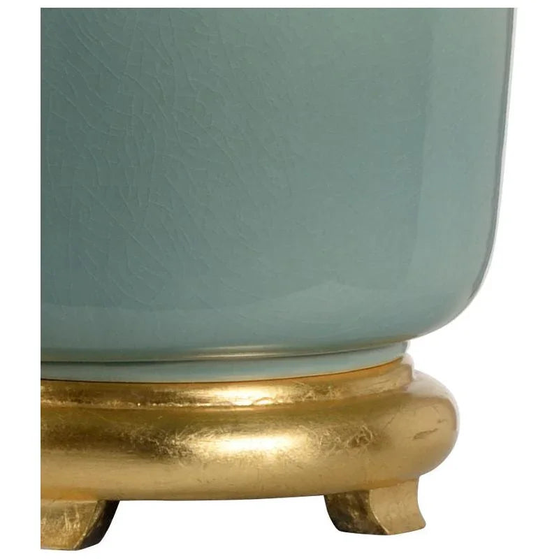 Olsen Glazed Ceramic Table Lamp - LOOMLAN - Wildwood - Table Lamps