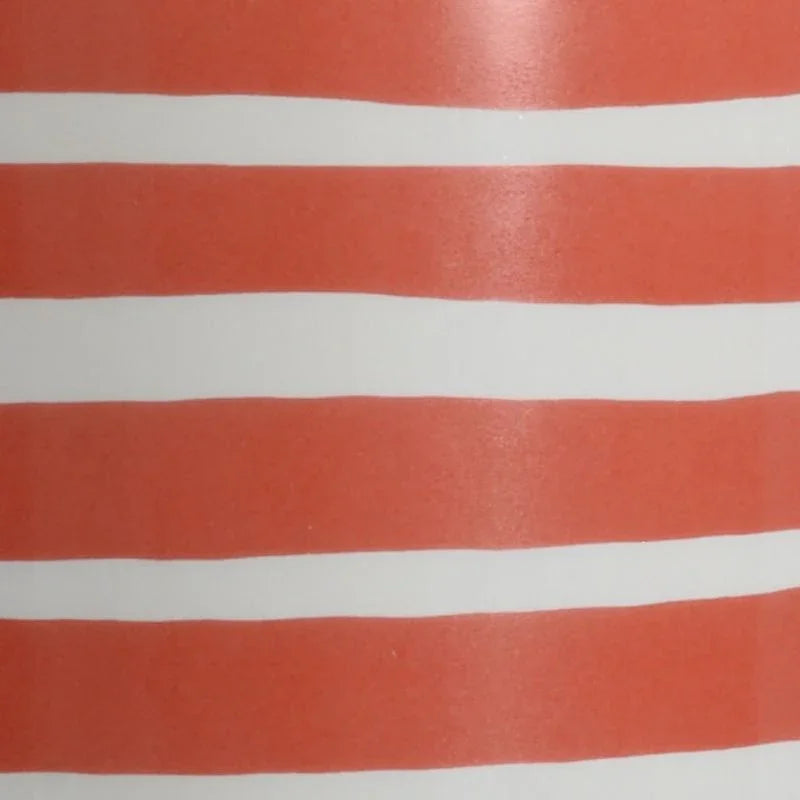 Orange Banded Hand - Painted Ceramic Table Lamp - LOOMLAN - Chelsea House - Table Lamps