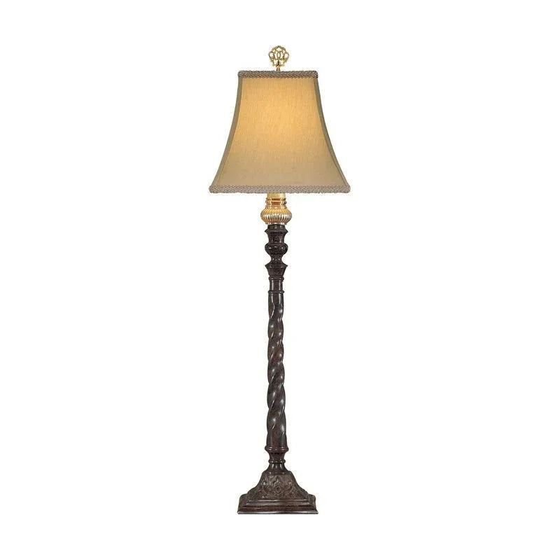 Perfect Twist Cast Brass Made Table Lamp - LOOMLAN - Wildwood - Table Lamps