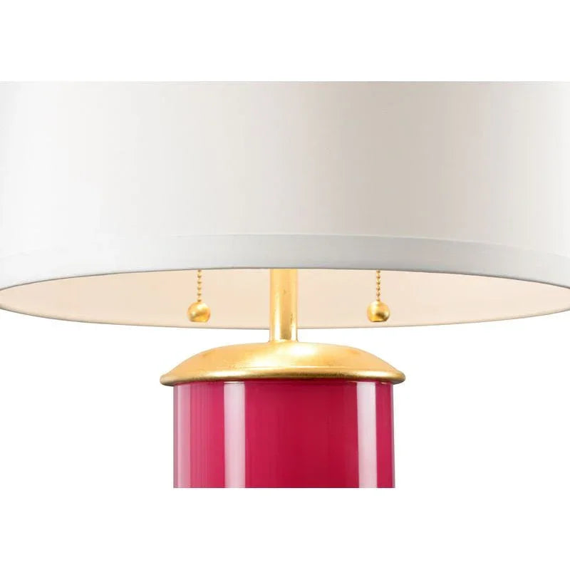Savannah Cylinder Design Glass Table Lamp - LOOMLAN - Wildwood - Table Lamps