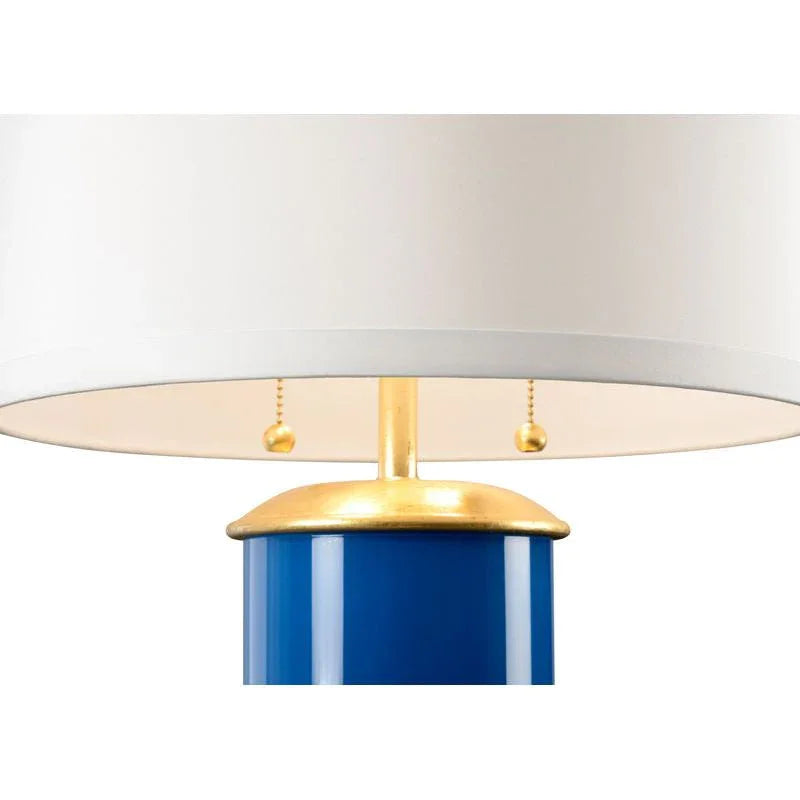Savannah Cylinder Design Glass Table Lamp - LOOMLAN - Wildwood - Table Lamps