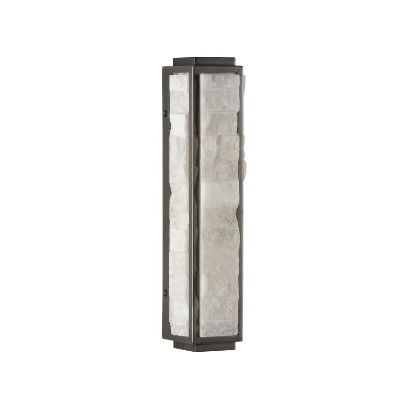 Sebastian Dark Bronze Framed Wall Sconce - LOOMLAN - Wildwood - Wall Sconces