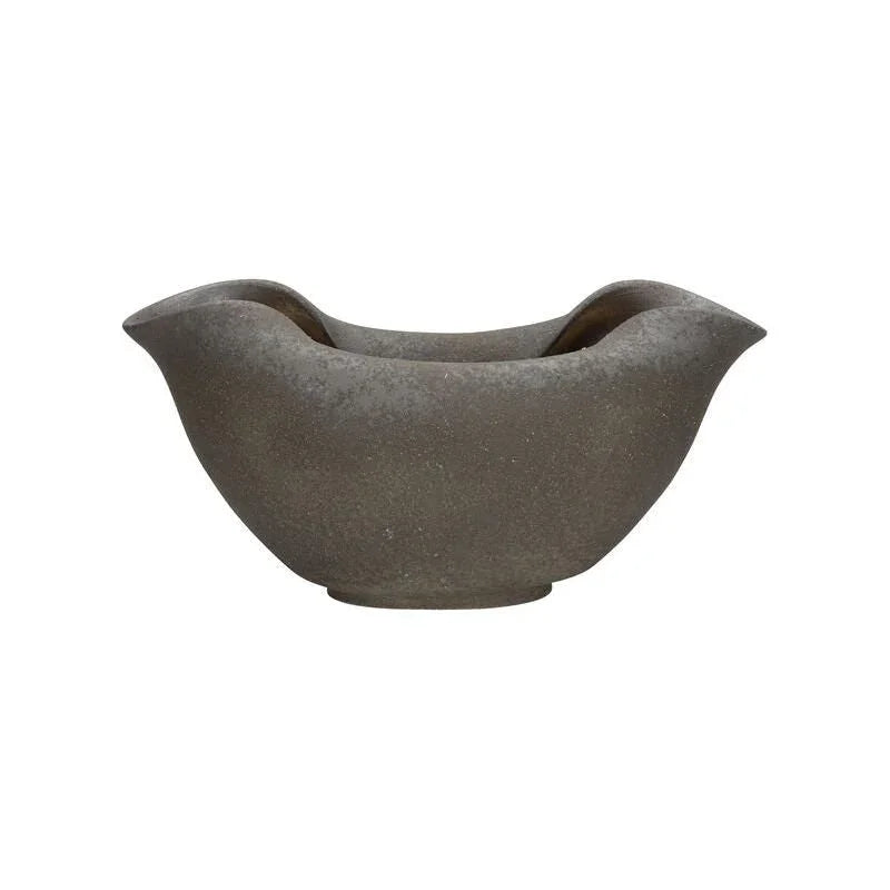 Sendai Black Reactive Glaze Vase - LOOMLAN - Wildwood - Vases & Jars