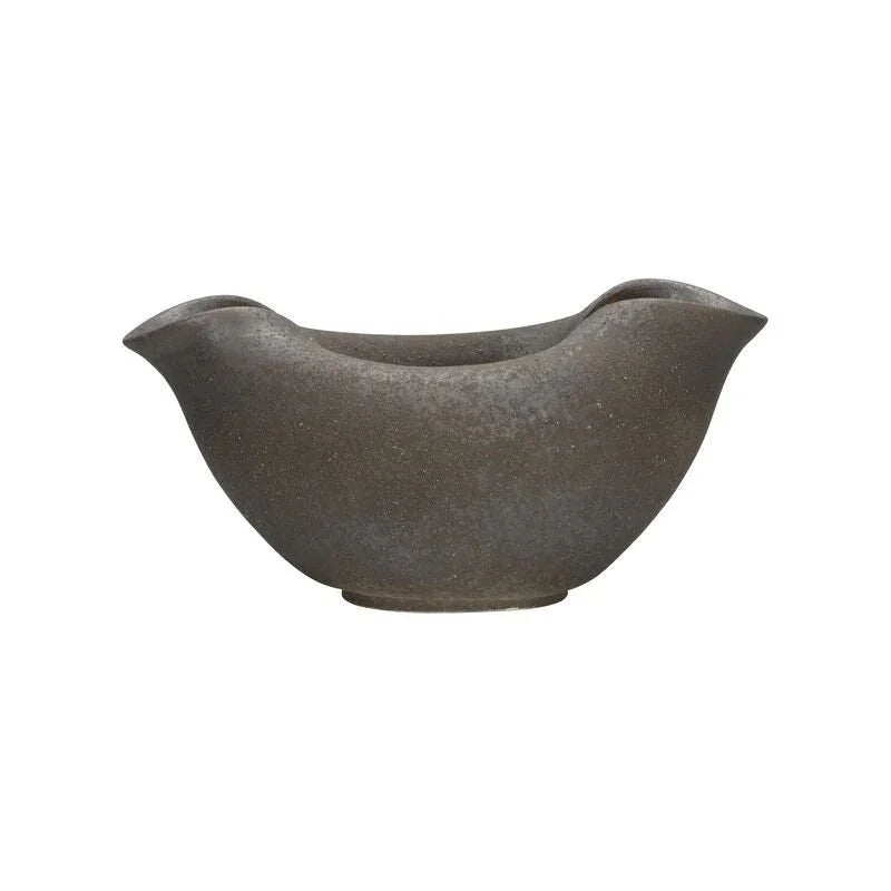 Sendai Black Reactive Glaze Vase - LOOMLAN - Wildwood - Vases & Jars