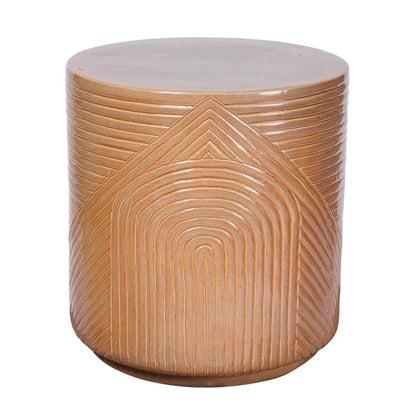 Seasonal Living Serenity Textured Ceramic Patio Stool