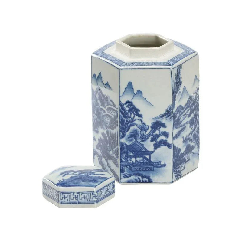 Shan Ginger Classic Ceramic Jar - LOOMLAN - Chelsea House - Vases & Jars