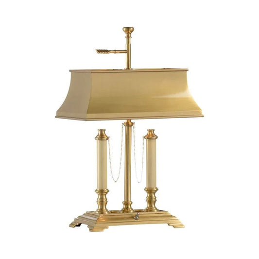 Solid Brass Made Classic Desk Lamp - LOOMLAN - Wildwood - Table Lamps