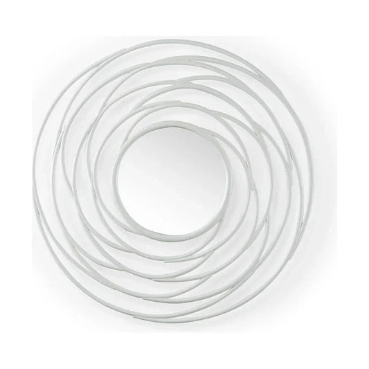 Swirl Rattan Framed Wall Mirror - LOOMLAN - Chelsea House - Wall Mirrors