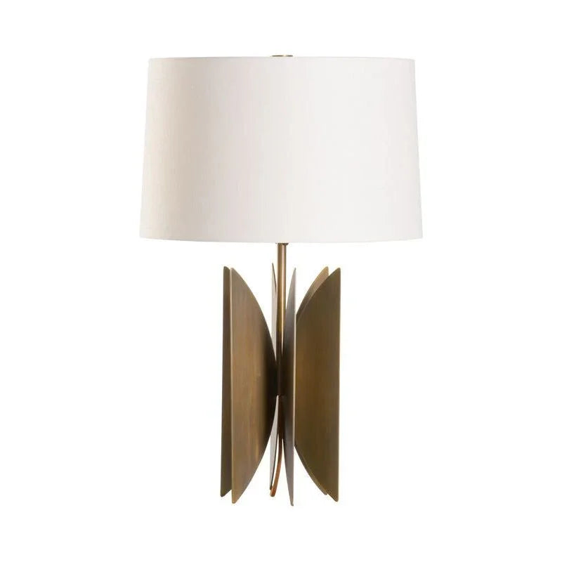 Tilling Antique Brass Base Table Lamp - LOOMLAN - Wildwood - Table Lamps