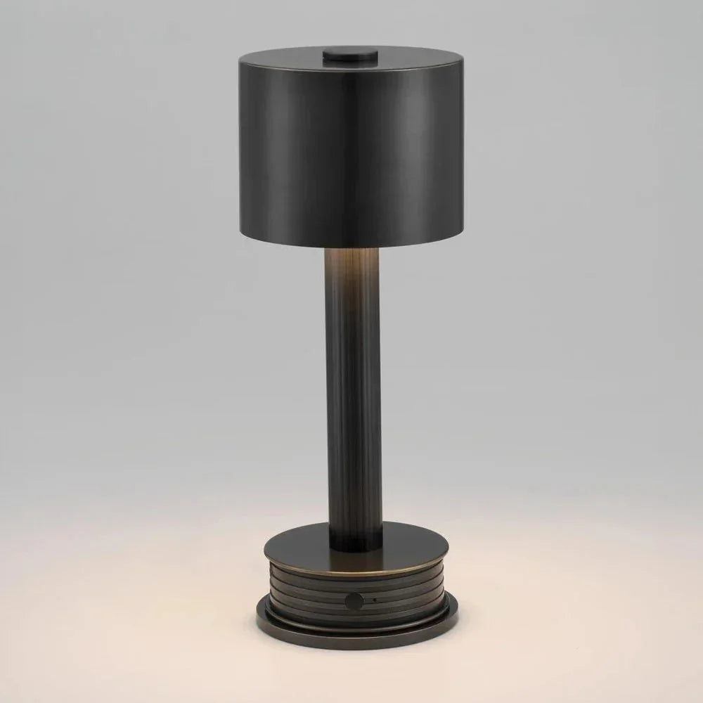 Traverse Modern Cordless Table Lamp - LOOMLAN - Currey & Co - Table Lamps