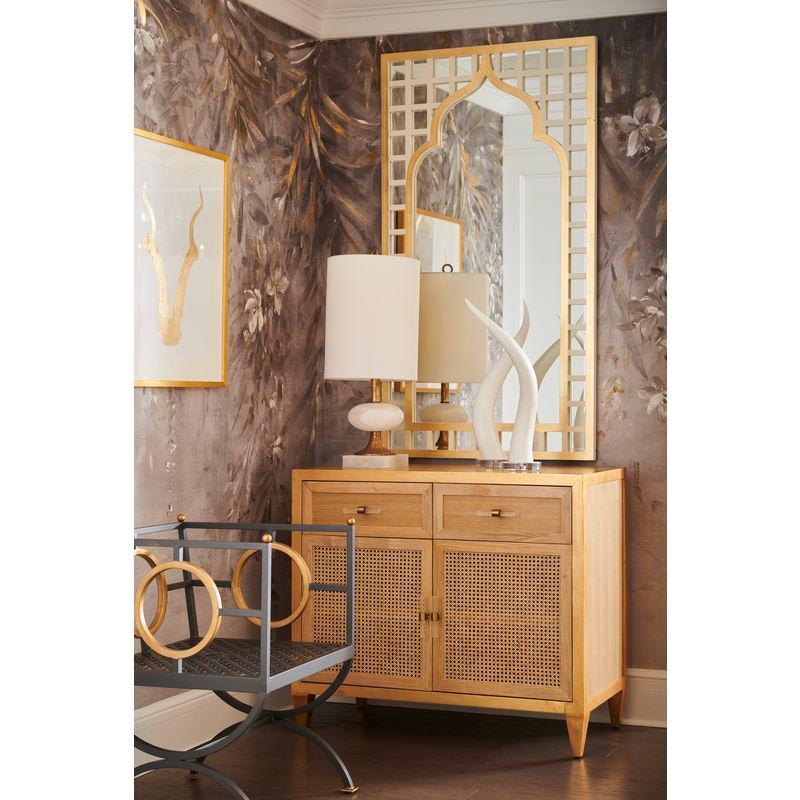 Treillage Antique Gold Leaf Fremaed Wall Mirror - LOOMLAN - Chelsea House - Wall Mirrors