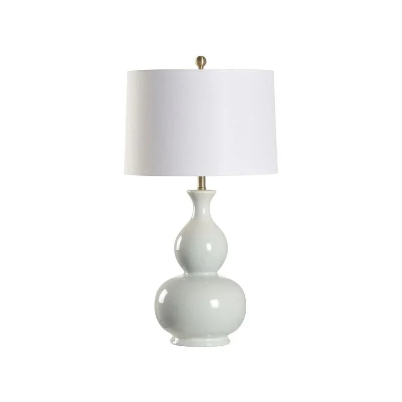 Waterspout Blue Ceramic Made Table Lamp - LOOMLAN - Wildwood - Table Lamps